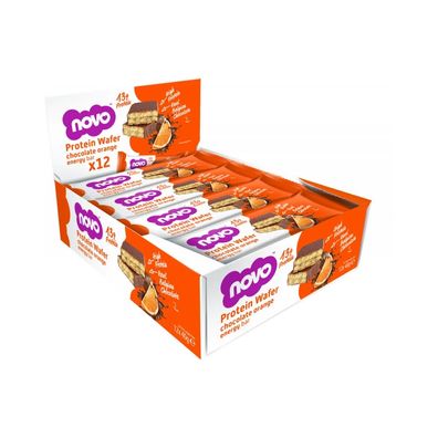 Novo Nutrition Protein Wafer Bar (12x40g) Chocolate Orange