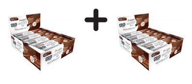 2 x Novo Nutrition Protein Wafer Bar (12x40g) Milk Chocolate