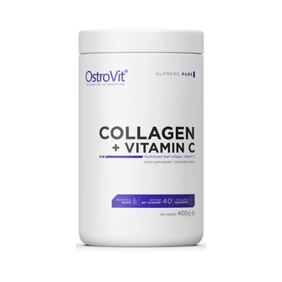 OstroVit Collagen + Vitamin C (400g) Raspberry Lemonade and Mint
