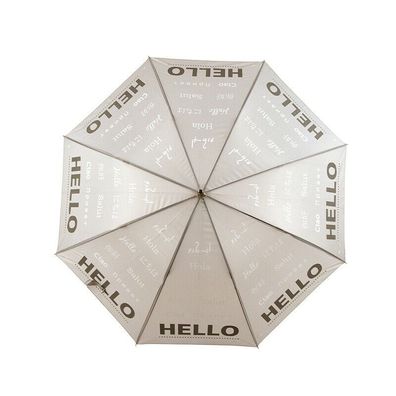 Esschert Design reflektierender Hello Schirm Regenschirm Automatik TP332