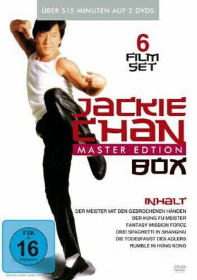 Jackie Chan Master Edition - 6 Action Filme 2 DVD - Box NEU / OVP
