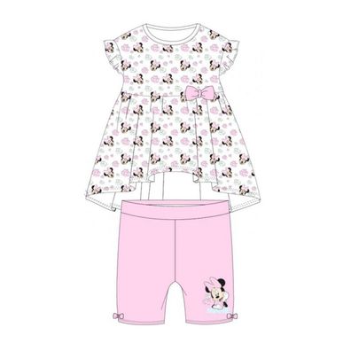 Baby- Set: "Minnie Mouse im Blumenfeld " Kleid & kurze Hose | Größen ...
