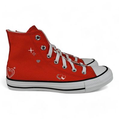 Converse Cons Chuck Hi Sneaker Schuhe Rot Herz Gr. 39 * NEU