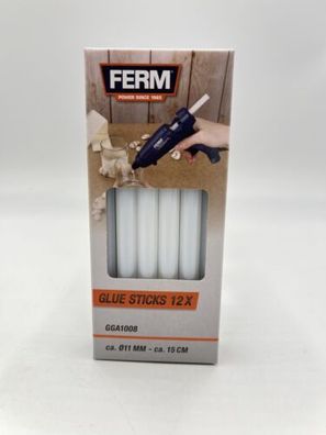 Ferm 12 Heißkleber Klebesticks Glue Sticks Heißklebestifte 11mm 150x11mm NEU&OVP