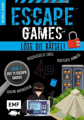 Escape Games Level 3 (blau) - L?se die R?tsel! - 11 Escape Games ab der 6. ...