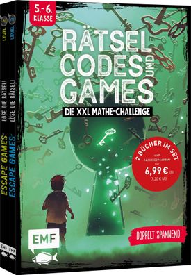 R?tsel, Codes und Games - Die XXL Mathe-Challenge f?r die 5. und 6. Klasse, ...