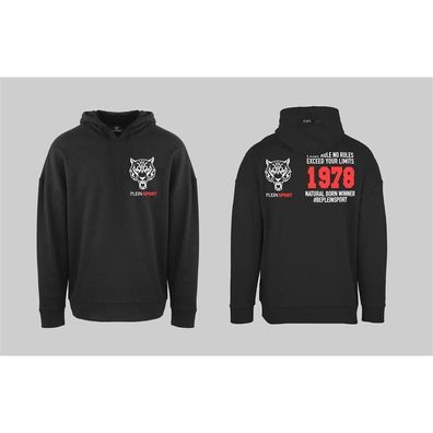 Plein Sport - Sweatshirts - FIPSC131798-BLACK-RED - Herren