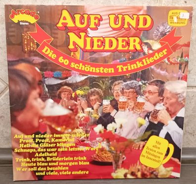 LP Auf und Nieder Die 60 schönsten Trinklieder