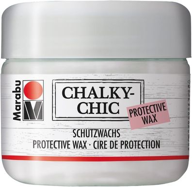 Marabu Chalky-Chic Schutzwachs 225ml-Dose Transparent Gartenmöbel