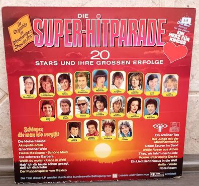 LP Die Super Hitparade mit Heino Rex Gildo u.a