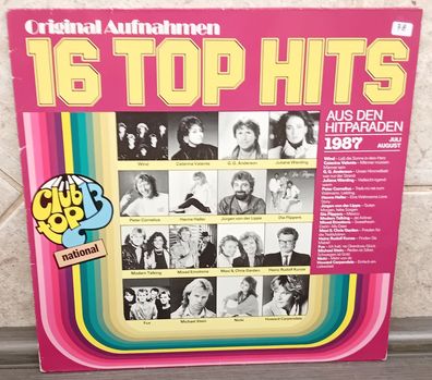 LP Top 13 Musik Juli / August 1987 LP 4