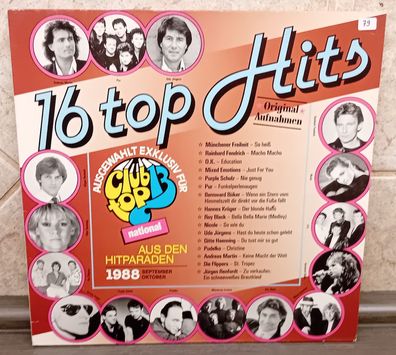 LP Top 13 Musik September / Oktober 1988 LP 5