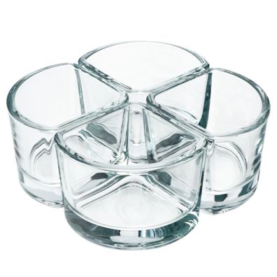 KADAX Glasschälchen, Snackschalen aus Transparentem Glas, Dipschalen