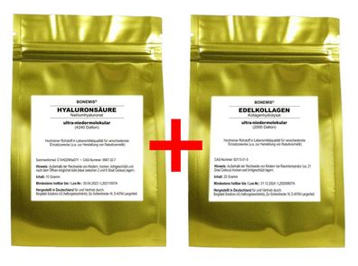 Sparbundle Hyaluron + Edelkollagen (Anti-Aging-Creme selber machen), Rohstoffe