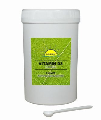 Vitamin D3 Pulver, 1.000 I.E., 1000 Portionen, Bonemis®