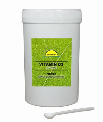 Vitamin D3 Pulver (Xylit-Basis), 7.000 IE, 500 Portionen, Bonemis®