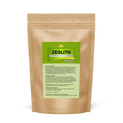 Zeolith in Premiumqualität, Made in Germany, microfein. 1 kg im Beutel, Bonemis®