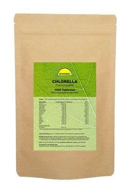 Chlorella Vorrats-/ Nachfüllpack, 1000 Tabletten im Beutel, Bonemis®