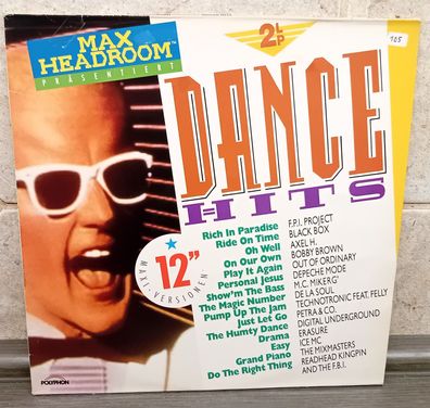 LP Max Headrooms Dance Hits ( Doppel LP )