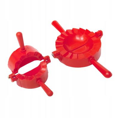 KADAX Teigtaschenformer, Rote/ Grüne Form für Teigtaschen und Ravioli Rot