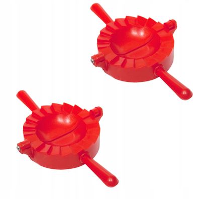 KADAX Teigtaschenformer, Rote/ Grüne Form für Teigtaschen und Ravioli Rot