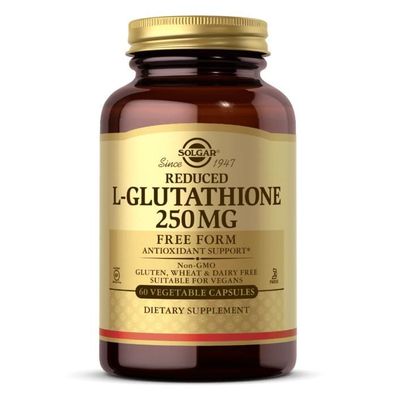 Solgar, L-Glutathione, 250 mg, 60 Kapseln