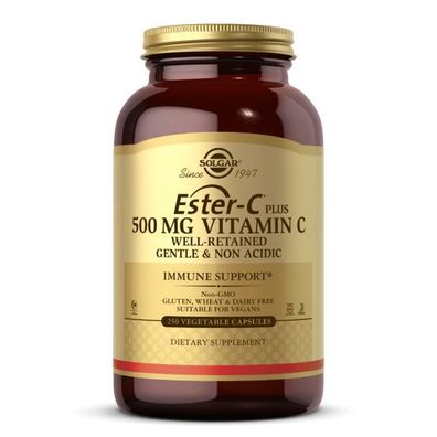 Solgar, Ester-C® Plus, Vitamin C, 500mg, 250 Veg. Kapseln