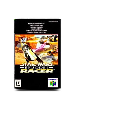 N64 Spiel Star Wars - Episode 1 - Racer + Anleitung