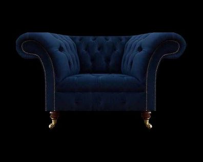 Luxus Design Sessel Wohnzimmer Einrichtung Chesterfield Polstermöbel