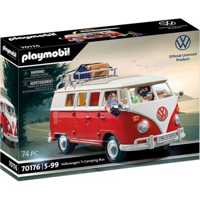 Playm. Volkswagen T1 Camping Bus 70176 - Playmobil 70176 - (Spielwaren / Playmobi...