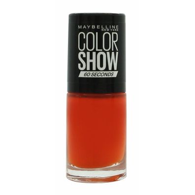 Maybelline New York Color Show 60 Seconds Nail Polish #312 Wow Orange 7ml