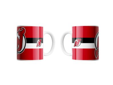 NHL Kaffeetasse New Jersey Devils Triple Logo Becher Tasse Coffee Mug 4262438786666