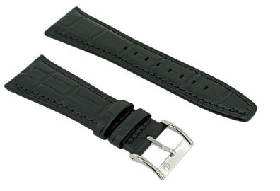 Candino Chrono Uhrenarmband 26mm Leder schwarz Krokoprägung C4747