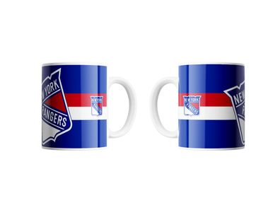 NHL Kaffeetasse New York Rangers Triple Logo Becher Tasse Coffee Mug 4262438786680
