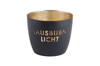 Madras Windlicht M Lausbubn Licht nachtblau/ Gold, 1100804009 1 St