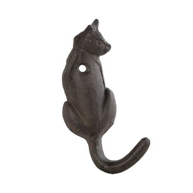 Esschert Design Garderobenhaken Katzenschwanz mit nach rechts geneigten Kopf