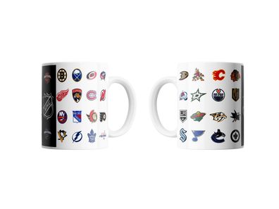 NHL Kaffeetasse All Teams Logo Becher Tasse Coffee Mug 4262438785829