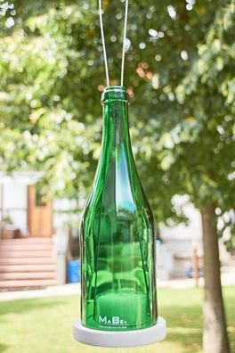 Hänge-Flaschenwindlicht, 1,0l grün 1 St