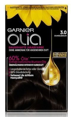 Garnier Olia Dunkelbraun Haarfarbe 3.0