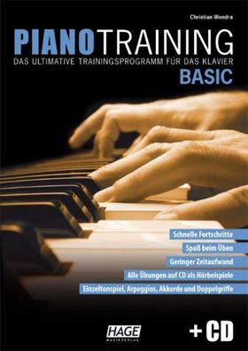 Piano Training Basic (mit CD), Christian Wondra