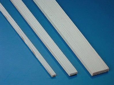 Kiefernleisten Holzleisten von Krick/ Aeronaut von 2 - 15 mm (Inhalt 5 Stück)