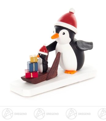 Miniatur Pinguin Weihnachtsexpress BxHxT 6,4 cmx5 cmx2,2 cm NEU Erzgebirge