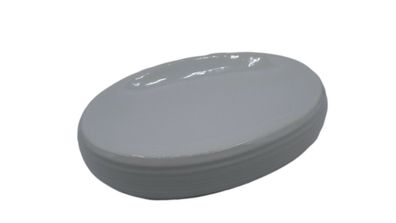 Seifenschale Keramik Weiß 12cm Schale für Seifen Seifenhalter Badezimmer