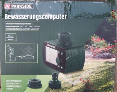 Parkside® Bewässerungscomputer spritzwassergeschützt Bewässerungsuhr
