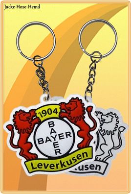 Bayer 04 Leverkusen Schlüsselanhänger Logo Wappen offizielles Lizenzprodukt Löwen NEU