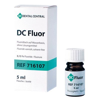 DC Fluor Fluoridlack auf Wasserbasis Zahn Prophylaxe Fluorid Lack Kariesprophylaxe