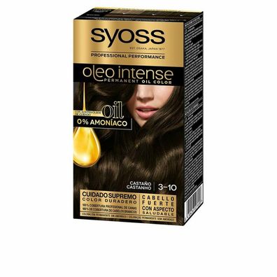 Syoss Oleo Intense Permanent Hair Color 3-10 Brown