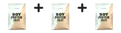 3 x Myprotein Soy Protein Isolate (1000g) Chocolate Smooth