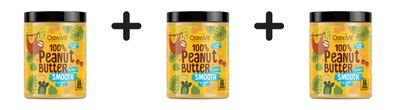 3 x OstroVit 100% Peanut Butter (1000g) Smooth
