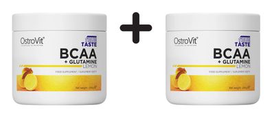 2 x OstroVit BCAA + Glutamine (200g) Lemon